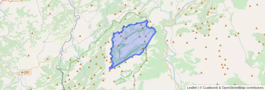 Mapa de ubicacion de Paüls.