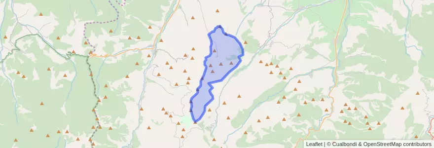 Mapa de ubicacion de Pazuengos.