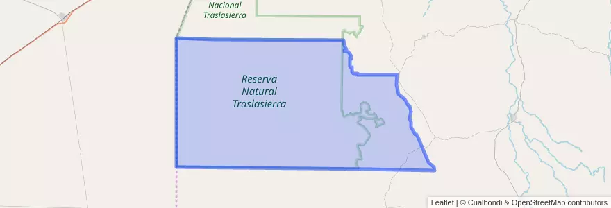Mapa de ubicacion de Pedanía Argentina.