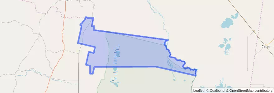 Mapa de ubicacion de Pedanía Candelaria Norte.