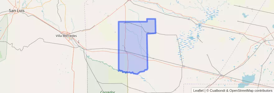 Mapa de ubicacion de Pedanía Cautiva.