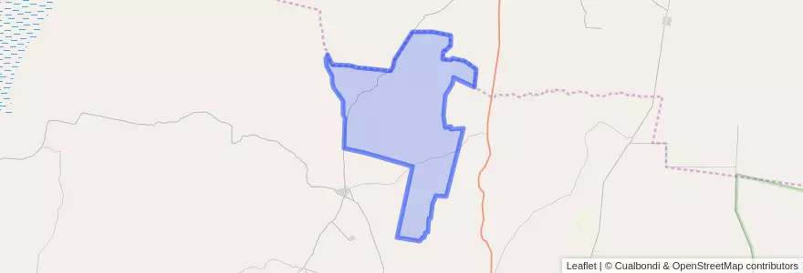 Mapa de ubicacion de Pedanía Cerrillos.