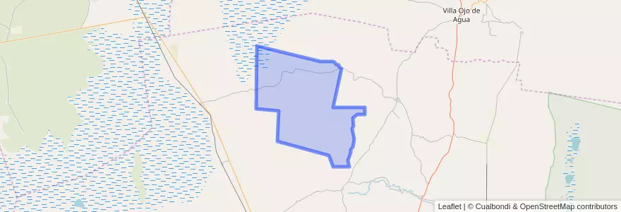 Mapa de ubicacion de Pedanía Chuñaguasi.