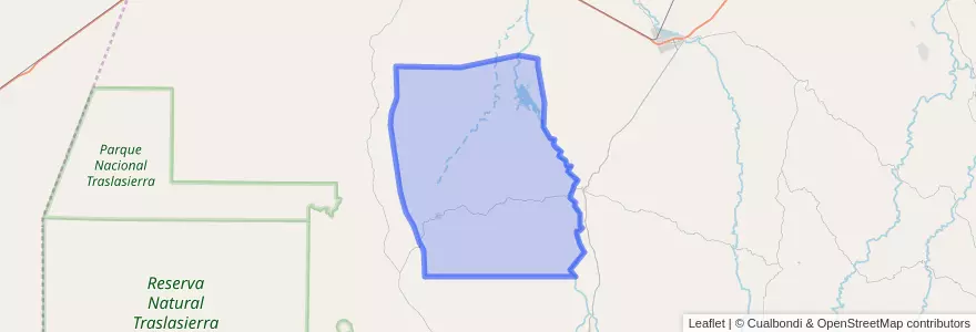 Mapa de ubicacion de Pedanía Ciénaga del Coro.