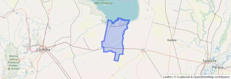 Mapa de ubicacion de Pedanía Concepción.