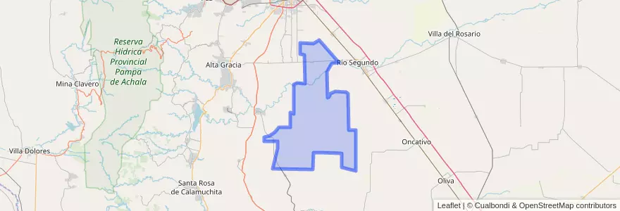 Mapa de ubicacion de Pedanía Cosme.