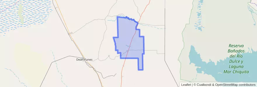 Mapa de ubicacion de Pedanía Dormida.