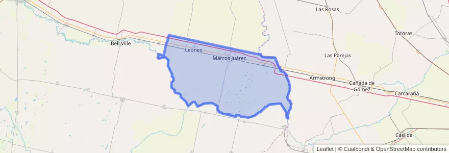 Mapa de ubicacion de Pedanía Espinillos.