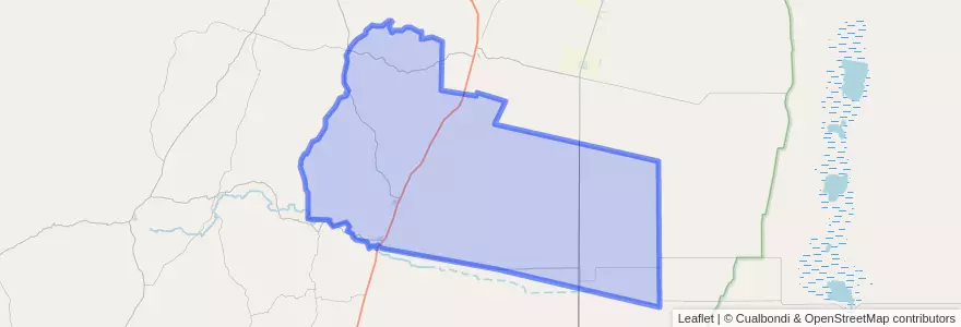 Mapa de ubicacion de Pedanía Estancia.