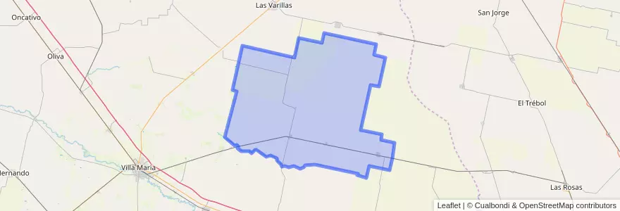 Mapa de ubicacion de Pedanía Litín.