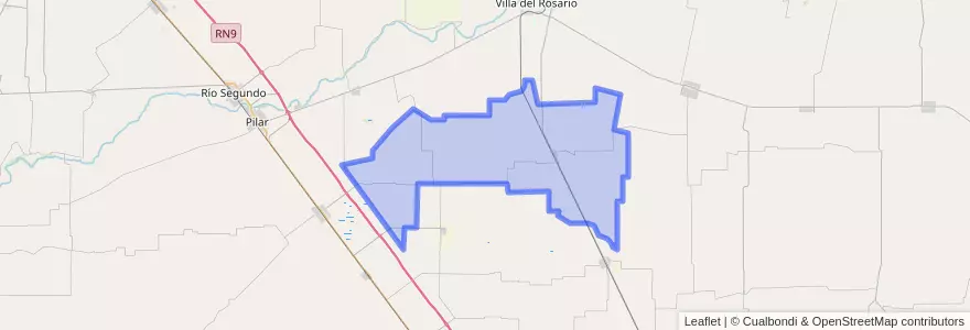 Mapa de ubicacion de Pedanía Matorrales.