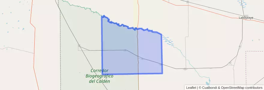 Mapa de ubicacion de Pedanía Necochea.