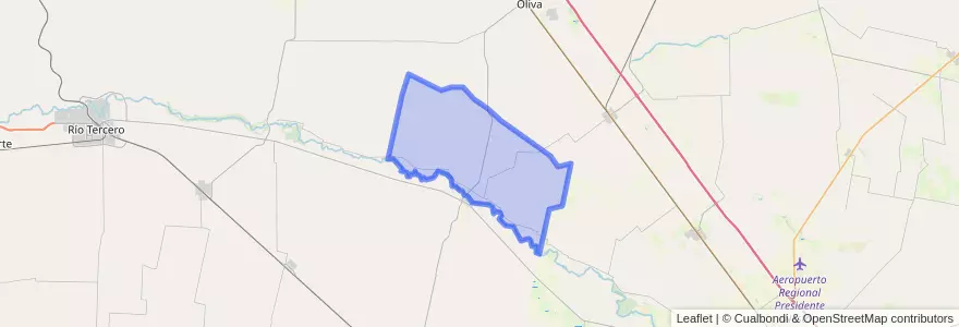 Mapa de ubicacion de Pedanía Pampayasta Norte.
