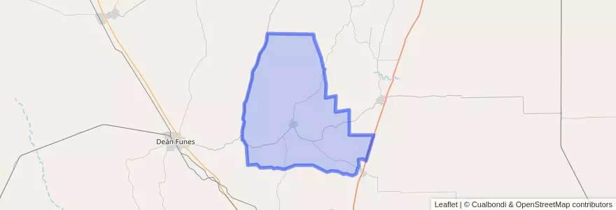 Mapa de ubicacion de Pedanía Parroquia.