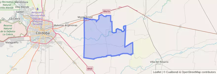 Mapa de ubicacion de Pedanía Remedios.