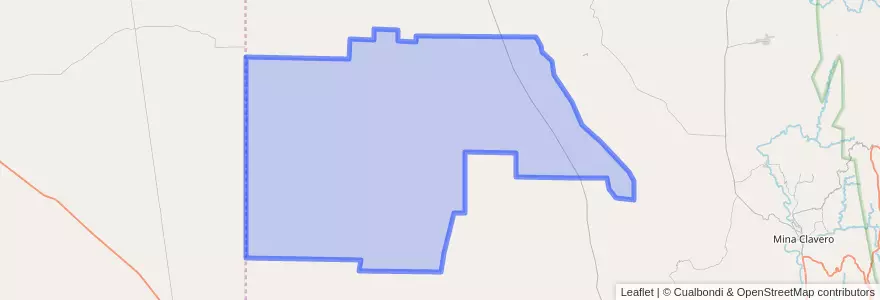 Mapa de ubicacion de Pedanía Represa.