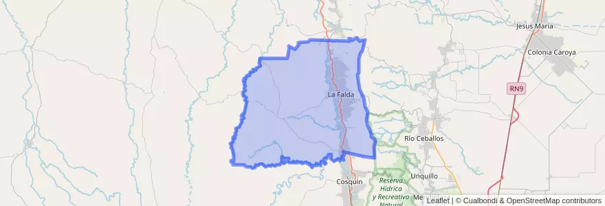 Mapa de ubicacion de Pedanía San Antonio.