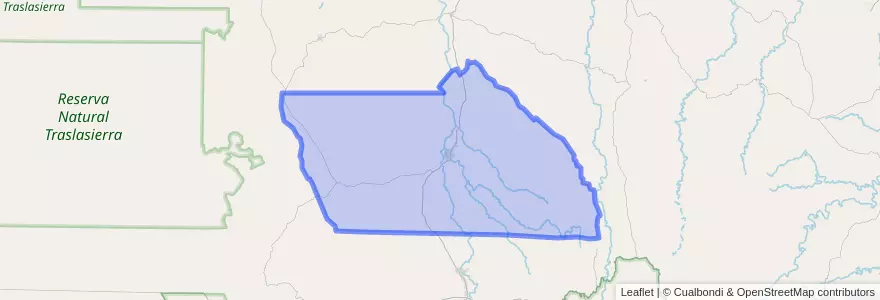 Mapa de ubicacion de Pedanía San Carlos.