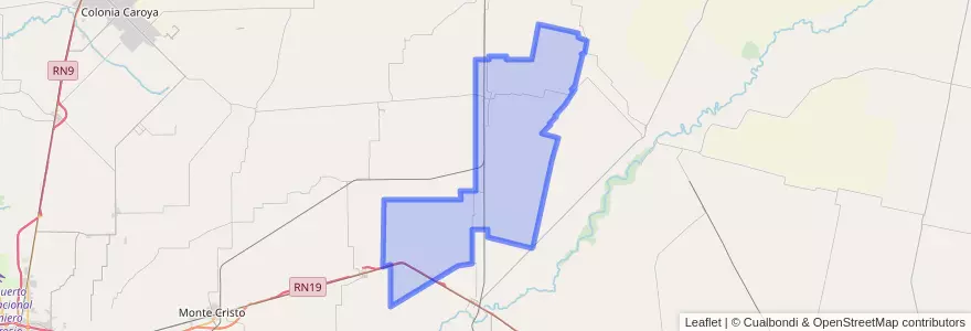 Mapa de ubicacion de Pedanía Tala.