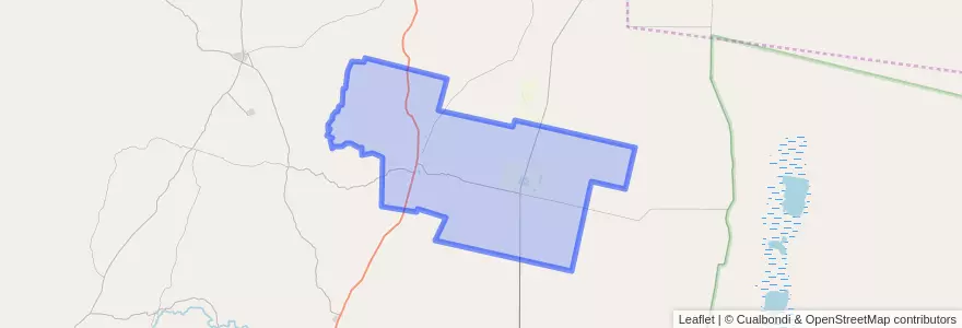 Mapa de ubicacion de Pedanía Villa de María.