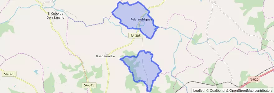Mapa de ubicacion de Pelarrodríguez.