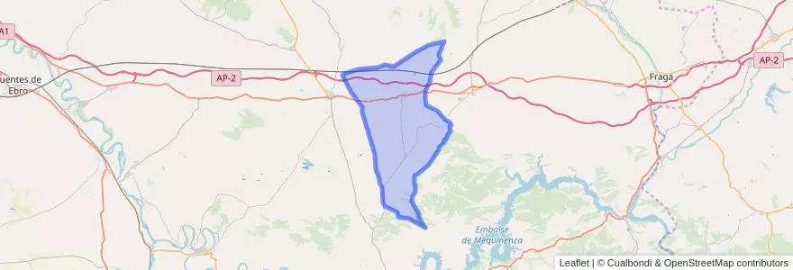Mapa de ubicacion de Peñalba.