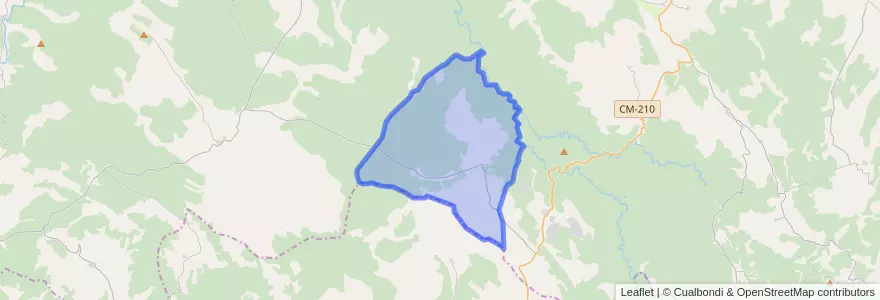 Mapa de ubicacion de Peñalén.
