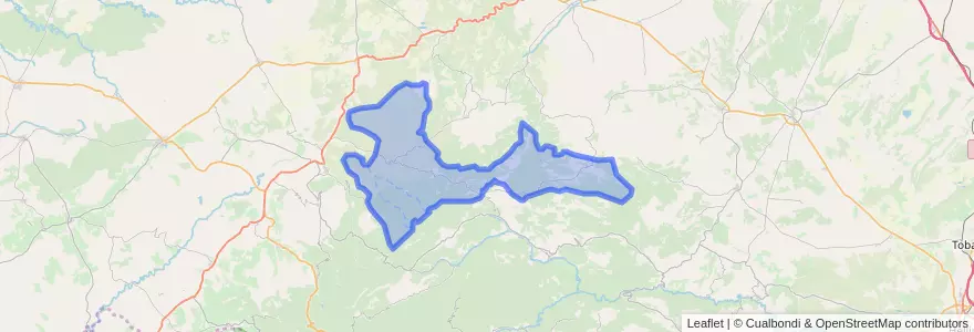 Mapa de ubicacion de Peñascosa.
