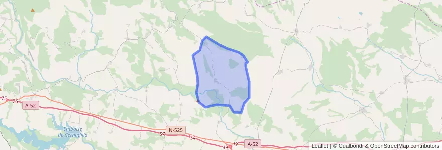 Mapa de ubicacion de Peque.