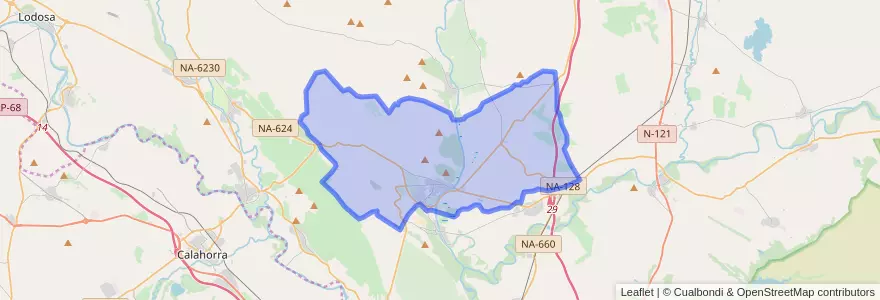 Mapa de ubicacion de Peralta.