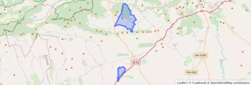 Mapa de ubicacion de Piedramillera.