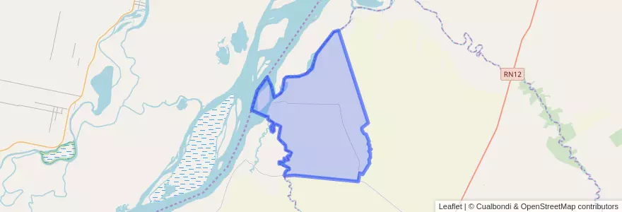 Mapa de ubicacion de Piedras Blancas.