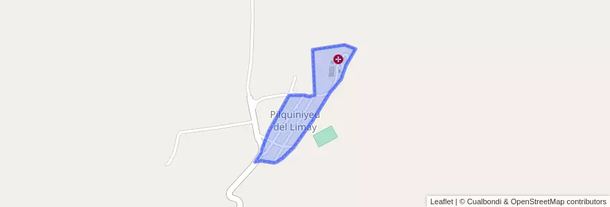 Mapa de ubicacion de Pilquiniyeu del Limay.