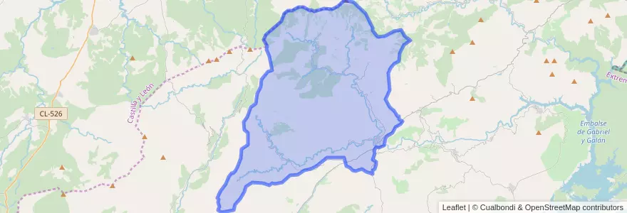 Mapa de ubicacion de Pinofranqueado.