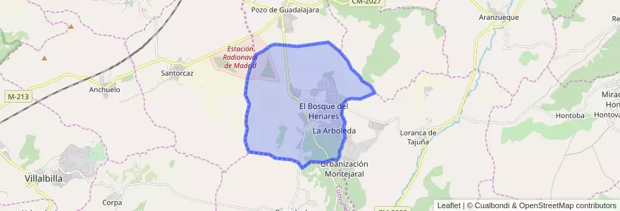 Mapa de ubicacion de Pioz.
