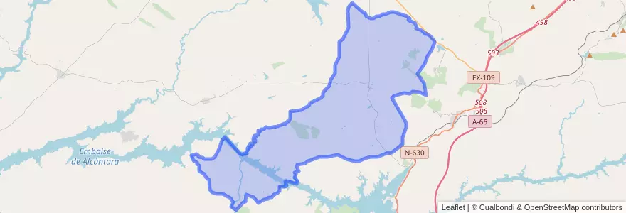Mapa de ubicacion de Portezuelo.