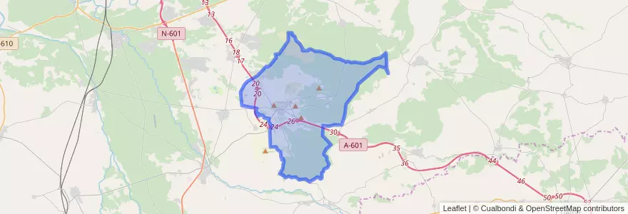 Mapa de ubicacion de Portillo.