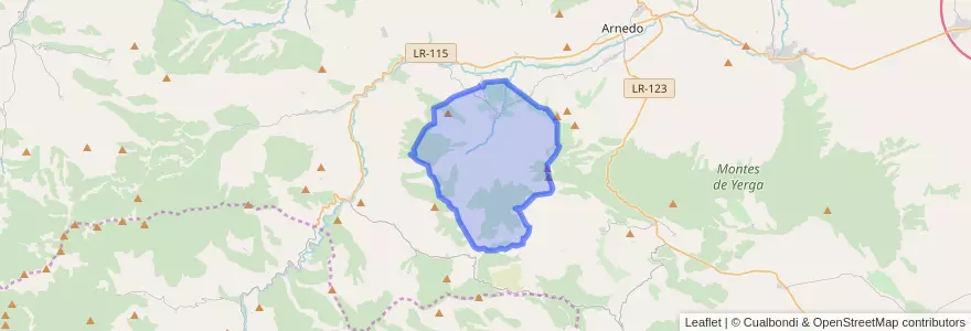 Mapa de ubicacion de Préjano.