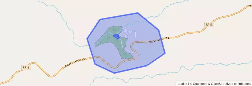Mapa de ubicacion de Primeros Pinos.