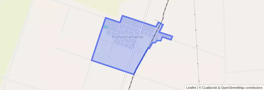 Mapa de ubicacion de Pronunciamiento.