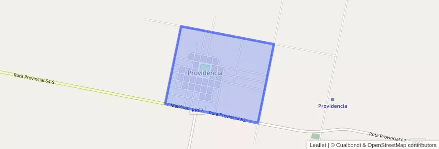 Mapa de ubicacion de Providencia.