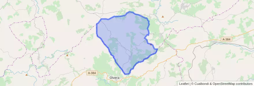 Mapa de ubicacion de Pruna.