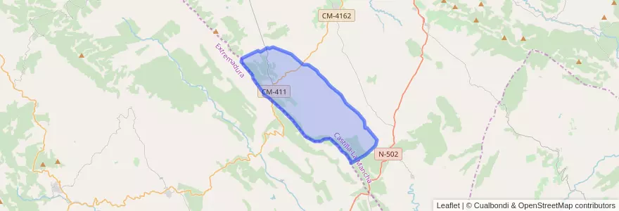 Mapa de ubicacion de Puerto de San Vicente.