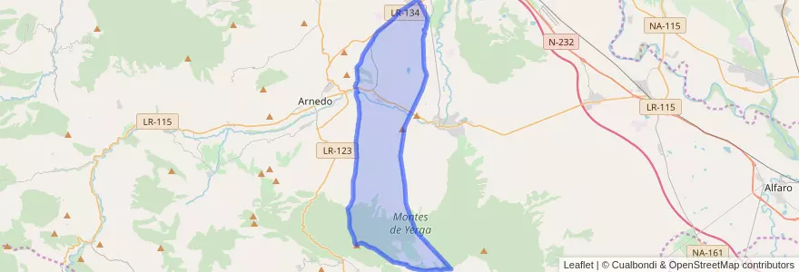 Mapa de ubicacion de Quel.