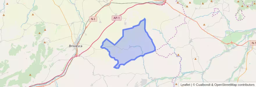 Mapa de ubicacion de Quintanilla San García.