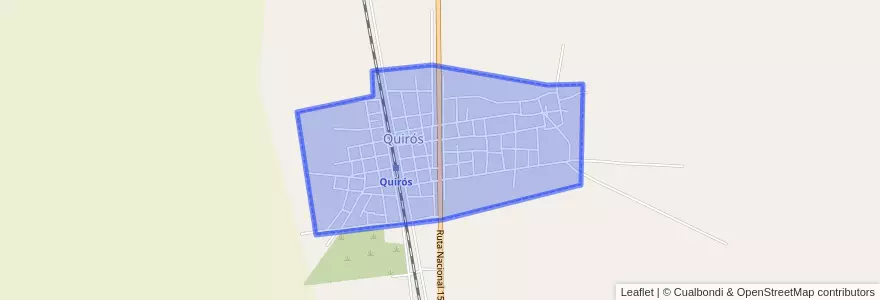 Mapa de ubicacion de Quirós.