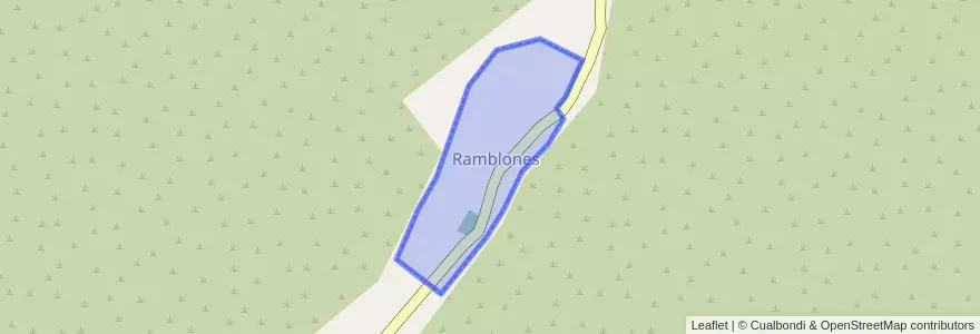 Mapa de ubicacion de Ramblones.