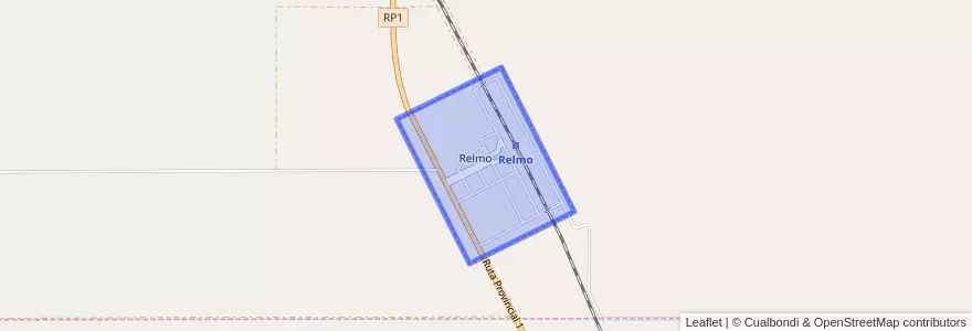 Mapa de ubicacion de Relmo.