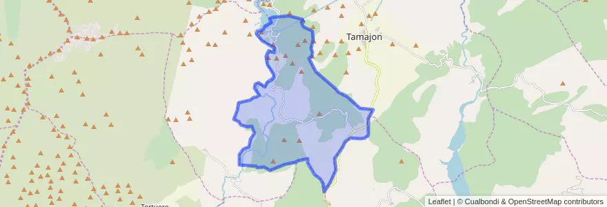 Mapa de ubicacion de Retiendas.