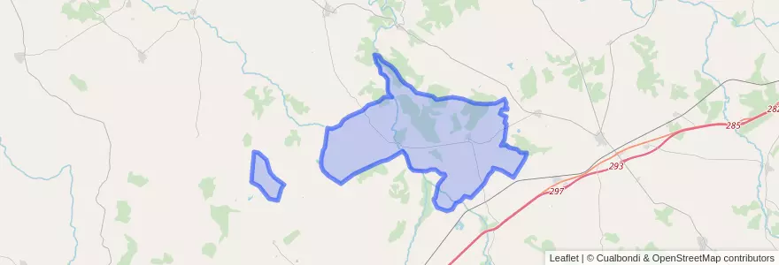 Mapa de ubicacion de Retortillo.